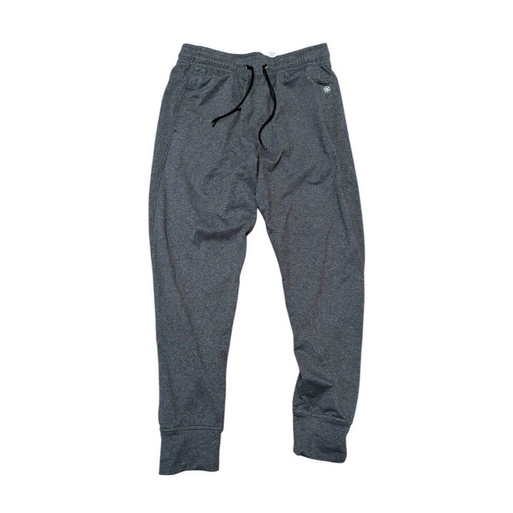 Gaiam Mens Medium Jogger Pants Gray Yoga Lounge Sweatpants Drawstring Athletic - Picture 7 of 7